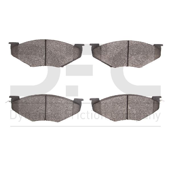 Disc Brake Pad Set - Front for 1987-1988 Dodge Caravan (Dynamic Friction 1551-0367-00)