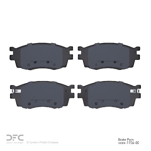 Disc Brake Pad Set - Front for 2006-2012 Dodge Attitude (Dynamic Friction 1551-1156-00)