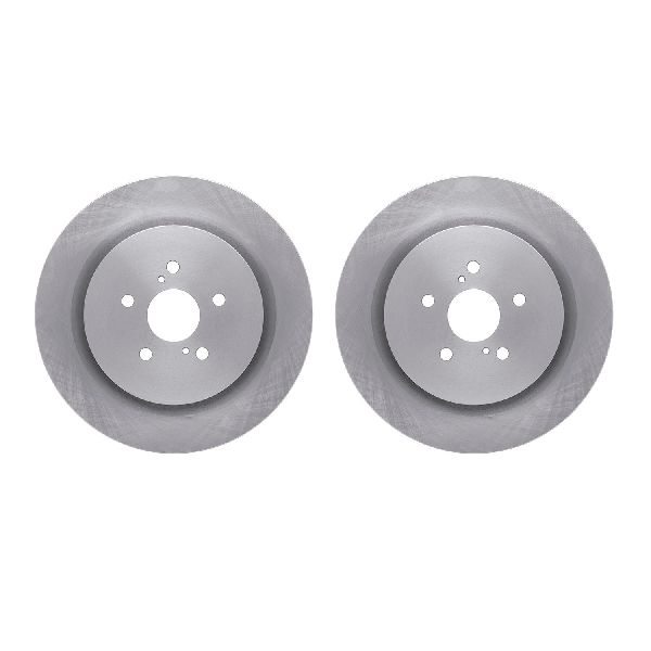 Disc Brake Rotor Set - Rear for 2016-2022 Lexus RX350 (Dynamic Friction 6002-75024)
