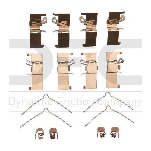 Disc Brake Hardware Kit - Front for 2013-2018 Lexus ES300h (Dynamic Friction 340-76062)