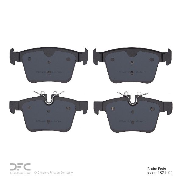 Disc Brake Pad Set - Rear for 2016-2020 Volvo XC90 (Dynamic Friction 1551-1821-00)