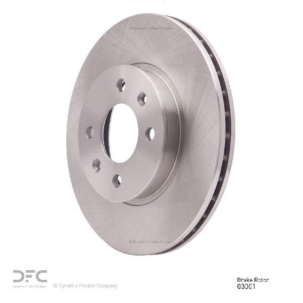Disc Brake Rotor - Front for 2006-2011 Kia Rio (Dynamic Friction 604-03001)