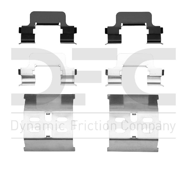 Disc Brake Hardware Kit - Rear for 1997-2013 Chevrolet Corvette (Dynamic Friction 340-47025)
