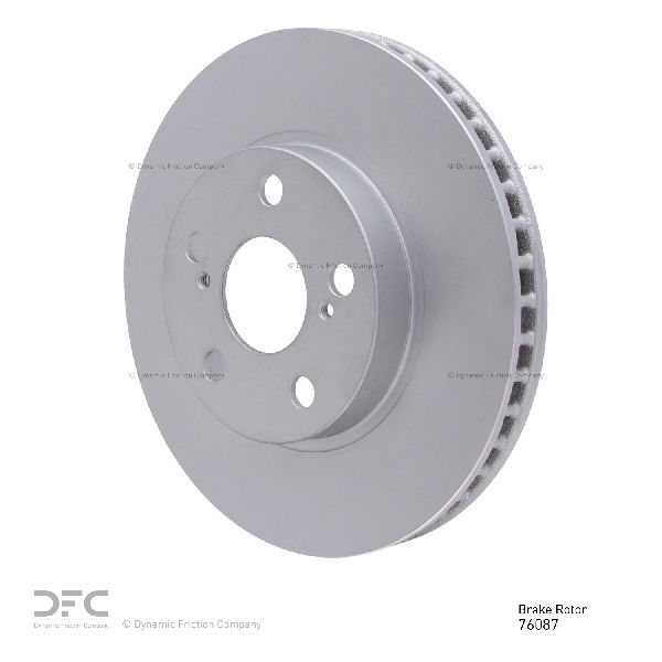 Disc Brake Rotor - Front for 2011-2017 Lexus CT200h (Dynamic Friction 604-76087)