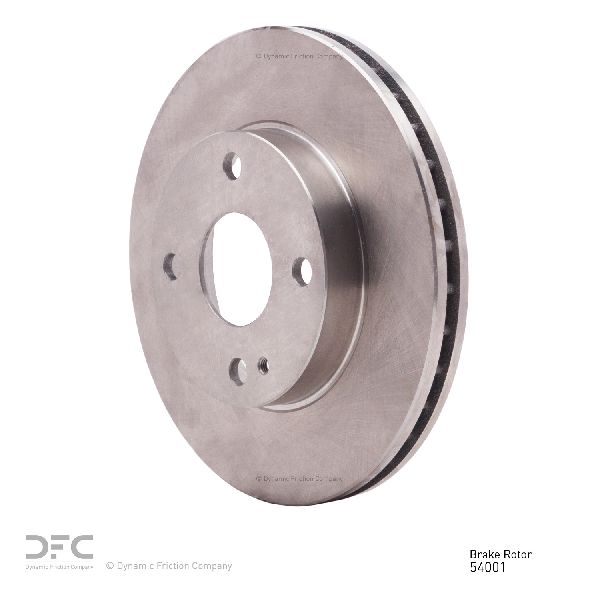 Disc Brake Rotor - Front for 1990-1995 Mazda 323 (Dynamic Friction 604-54001)