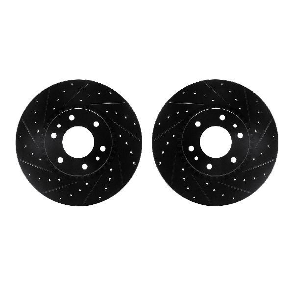 Disc Brake Rotor Set - Front for 2005-2009 GMC Envoy (Dynamic Friction 8002-48003)