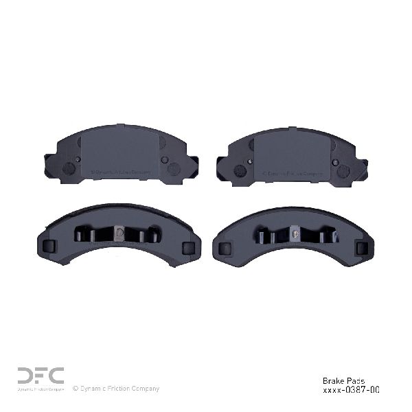 Disc Brake Pad Set - Front for 1983-1994 Ford Ranger (Dynamic Friction 1551-0387-00)