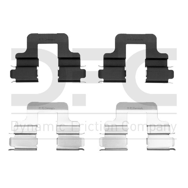 Disc Brake Hardware Kit - Rear for 2007-2016 Volvo S80 (Dynamic Friction 340-74008)