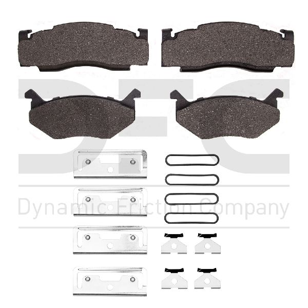 Disc Brake Pad Set - Front for 1973-1976 Dodge Dart (Dynamic Friction 1551-0084-01)