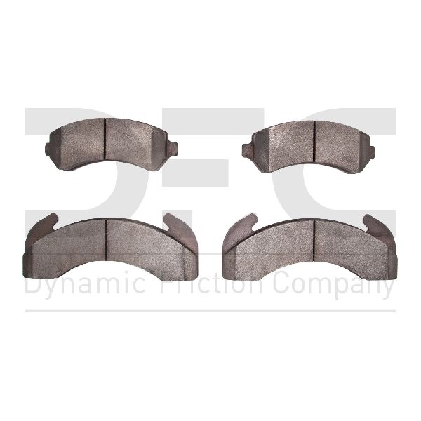 Disc Brake Pad Set - Front, Front and Rear, Rear for 1989-2002 Blue Bird TC2000 (Dynamic Friction 1551-0225-00)