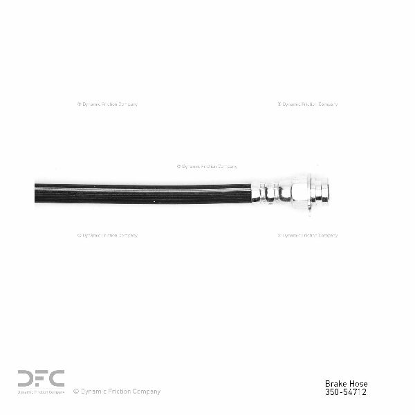 Brake Hydraulic Hose - Rear for 1960-1964 Studebaker Hawk (Dynamic Friction 350-54712)