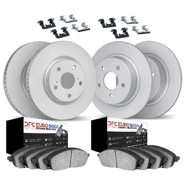 Dynamic Friction Disc Brake Kit  Front and Rear 