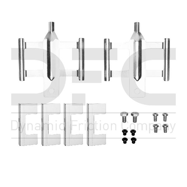 Disc Brake Hardware Kit - Front, Rear for 1998-2009 GMC T6500 (Dynamic Friction 340-47061)