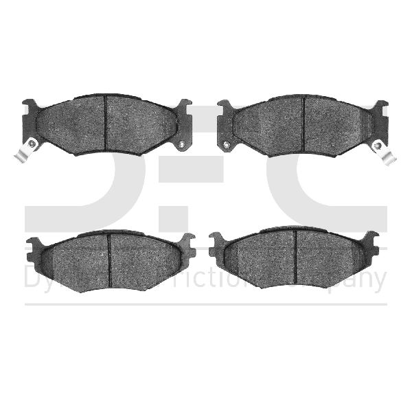 Disc Brake Pad Set - Front for 1991-1995 Dodge Caravan (Dynamic Friction 1551-0522-00)