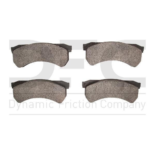 Disc Brake Pad Set - Front, Front and Rear, Rear for 2016-2024 Freightliner MT55 (Dynamic Friction 1551-2175-00)
