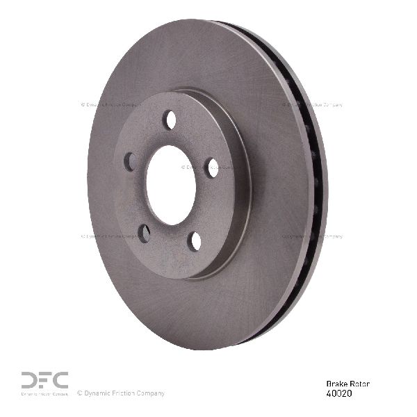 Disc Brake Rotor - Front for 2000-2002 Chrysler Neon (Dynamic Friction 600-40020)