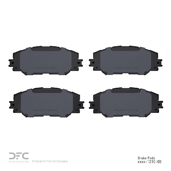 Disc Brake Pad Set - Front for 2008-2014 Scion xD (Dynamic Friction 1551-1210-00)