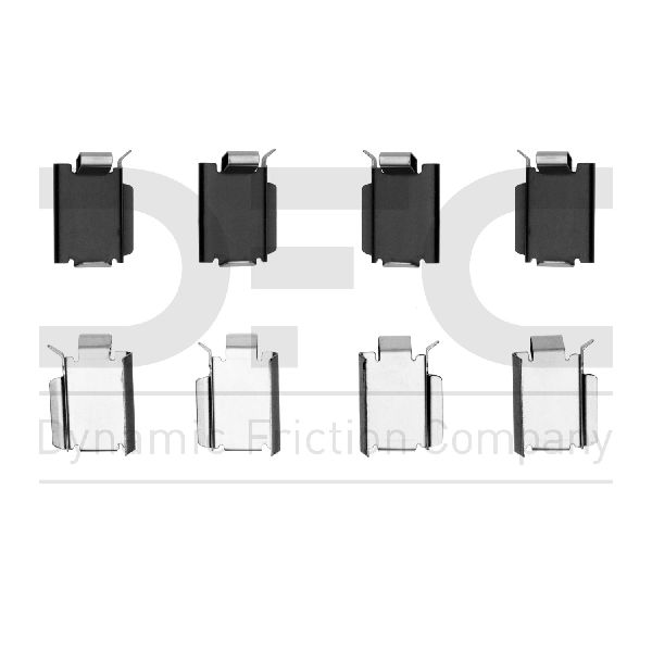 Disc Brake Hardware Kit - Front, Rear for 2008-2012 Jeep Liberty (Dynamic Friction 340-42012)