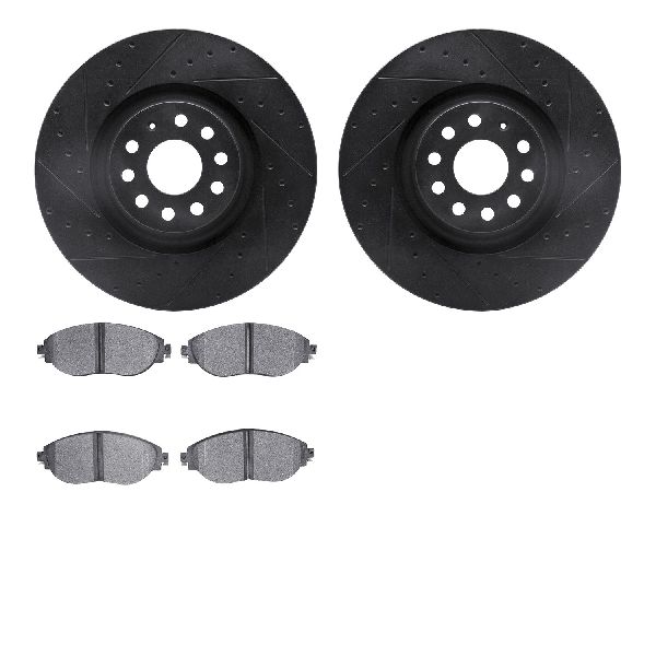 Dynamic Friction Disc Brake Kit  Front 