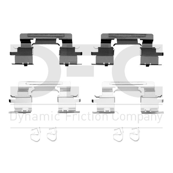 Disc Brake Hardware Kit - Front for 2002-2006 Toyota Camry (Dynamic Friction 340-76051)