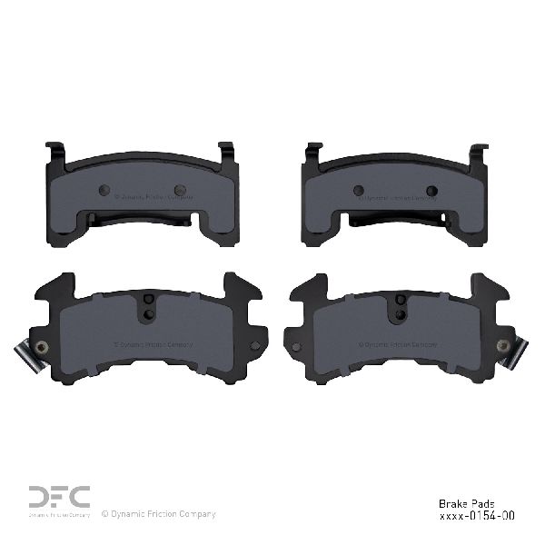 Disc Brake Pad Set - Front for 1982-2002 Chevrolet S10 (Dynamic Friction 1551-0154-00)
