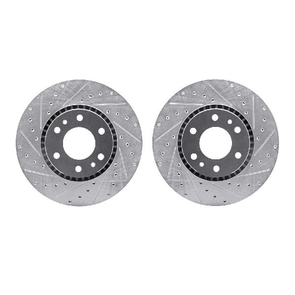 Disc Brake Rotor Set - Front for 2005-2009 GMC Envoy (Dynamic Friction 7002-48003)