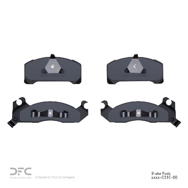 Disc Brake Pad Set - Front for 1983-1988 Mercury Cougar (Dynamic Friction 1551-0310-00)