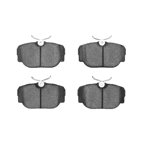 Disc Brake Pad Set - Front for 1986-1989 Saab 9000 (Dynamic Friction 4000-0493-00)