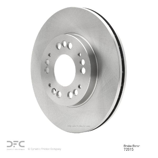 Disc Brake Rotor - Front for 1992-2000 Mitsubishi Eclipse (Dynamic Friction 600-72015)