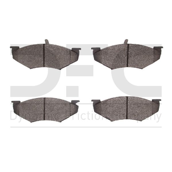 Disc Brake Pad Set - Front for 1989-1990 Dodge Caravan (Dynamic Friction 1551-0414-00)