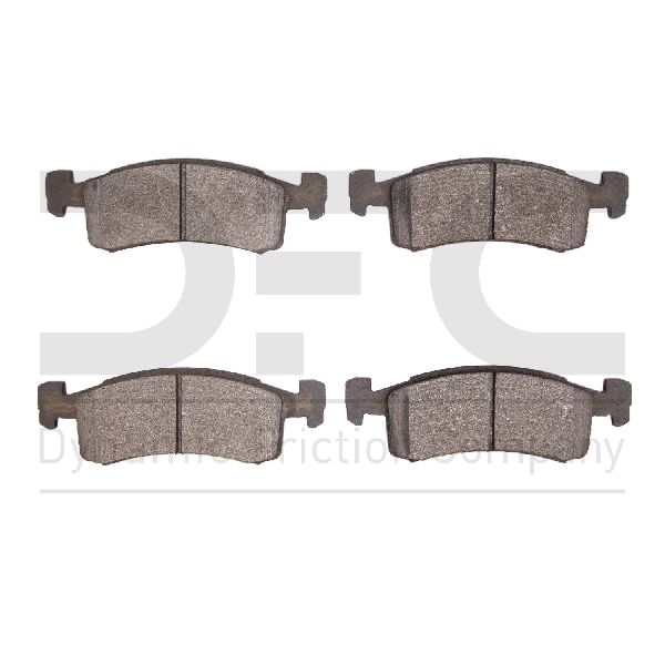 Disc Brake Pad Set - Front for 1983-1987 Chrysler LeBaron (Dynamic Friction 1551-0220-00)