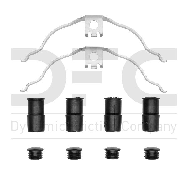 Disc Brake Hardware Kit - Front for 2011-2018 Audi A8 Quattro (Dynamic Friction 340-73009)