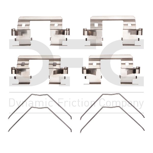 Disc Brake Hardware Kit - Front for 2017-2020 Honda Civic (Dynamic Friction 340-59047)