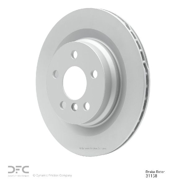 Disc Brake Rotor - Rear for 2016-2025 BMW X1 (Dynamic Friction 604-31158)