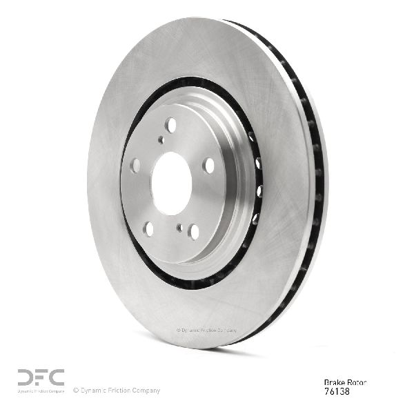 Disc Brake Rotor - Front for 2010-2015 Lexus RX350 (Dynamic Friction 604-76138)