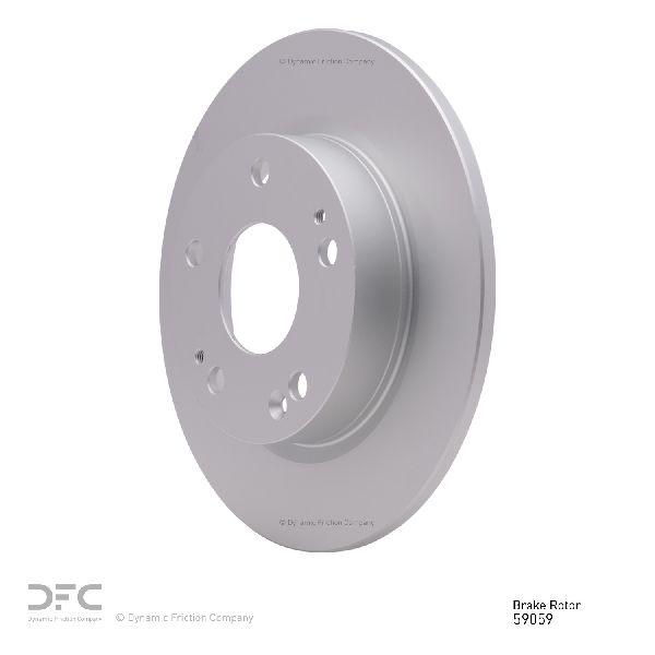 Disc Brake Rotor - Rear for 2016-2025 Honda Civic (Dynamic Friction 604-59059)