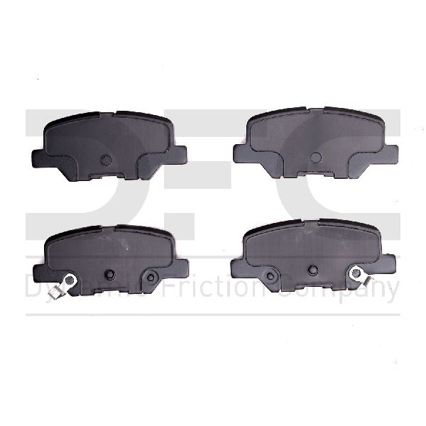 Disc Brake Pad Set - Rear for 2014-2018 Mazda 3 (Dynamic Friction 1551-1679-00)