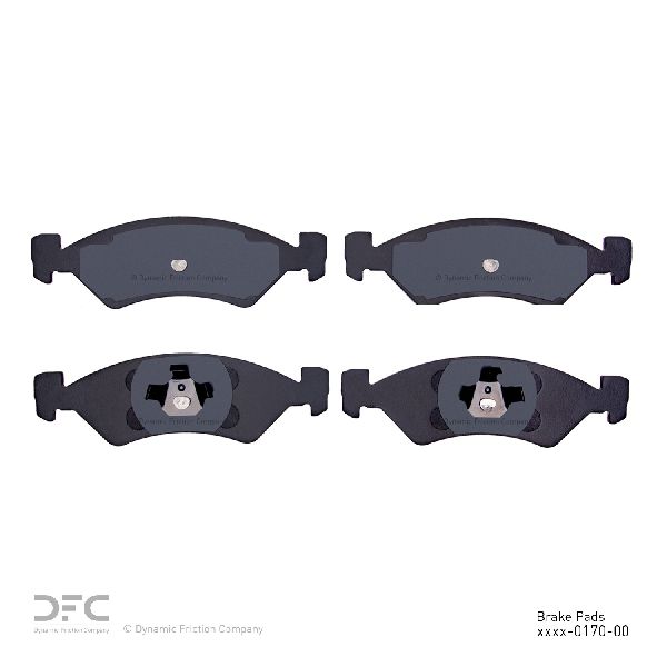 Disc Brake Pad Set - Front for 1982 Chrysler LeBaron (Dynamic Friction 1551-0170-00)