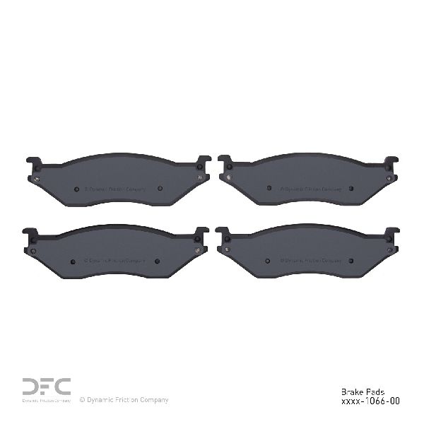 Disc Brake Pad Set - Front, Rear for 2005-2016 Itasca Suncruiser (Dynamic Friction 1214-1066-00)