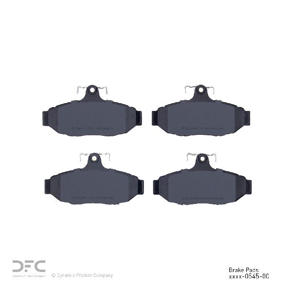 Disc Brake Pad Set - Rear for 1987-1992 Mercury Cougar (Dynamic Friction 1551-0545-00)