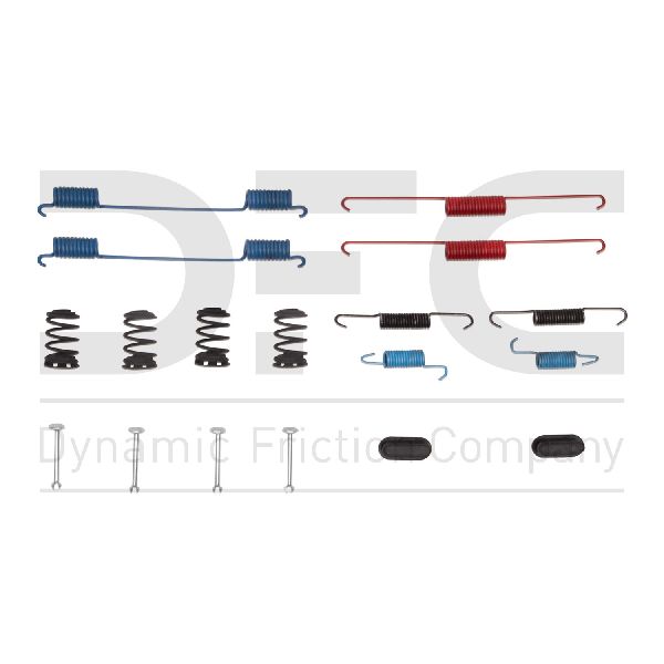 Drum Brake Hardware Kit - Rear for 1996-2007 Dodge Caravan (Dynamic Friction 370-39004)
