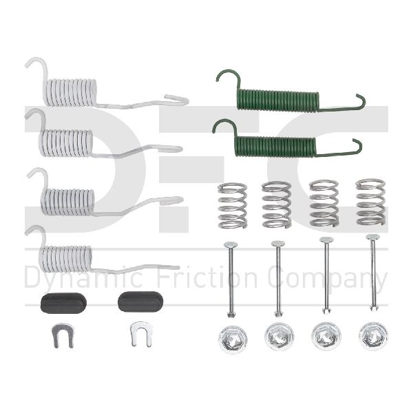 Drum Brake Hardware Kit - Front, Rear for 1964-1965 Ford Ranchero (Dynamic Friction 370-54010)