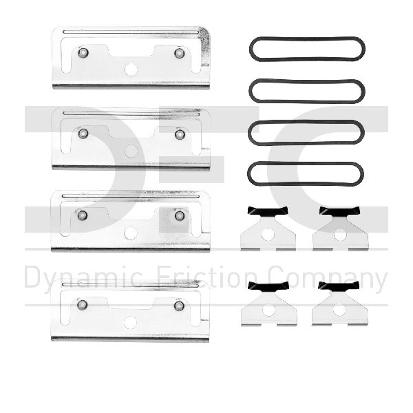 Disc Brake Hardware Kit - Front for 1975-1980 Dodge W200 (Dynamic Friction 340-40010)