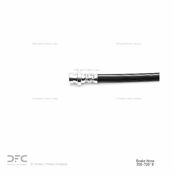 Brake Hydraulic Hose - Front Right for 2006-2012 Mitsubishi Eclipse (Dynamic Friction 350-72018)