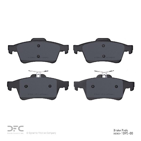 Disc Brake Pad Set - Rear for 2010-2011 Saab 9-3X (Dynamic Friction 1551-1095-00)