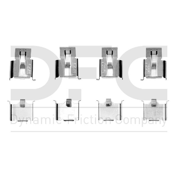 Disc Brake Hardware Kit - Front for 1988-2000 Honda Civic (Dynamic Friction 340-59007)