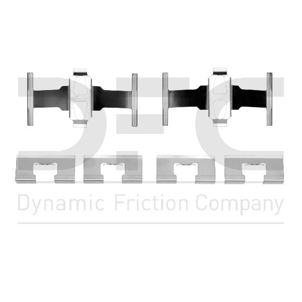 Disc Brake Hardware Kit - Rear for 1992-2000 Honda Civic (Dynamic Friction 340-59011)
