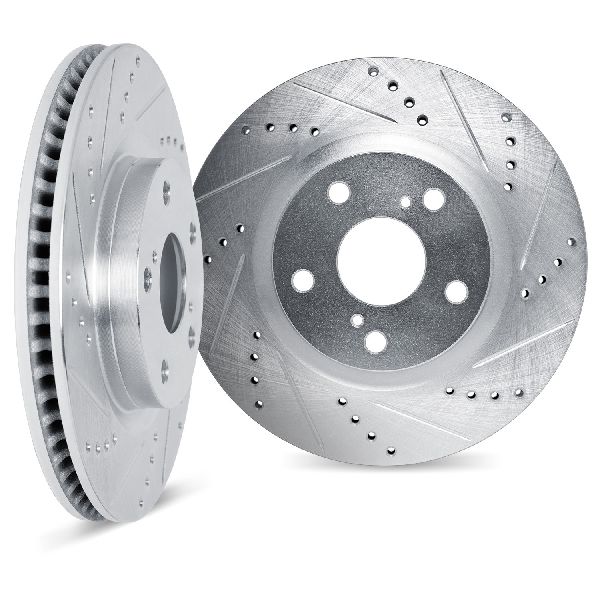 Disc Brake Rotor Set - Rear for 2016-2022 Lexus RX350 (Dynamic Friction 7002-75035)