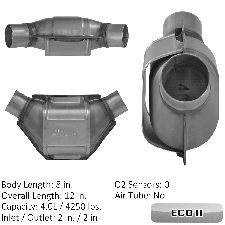 Catalytic Converter Eastern Catalytic Catalytic Converter Front