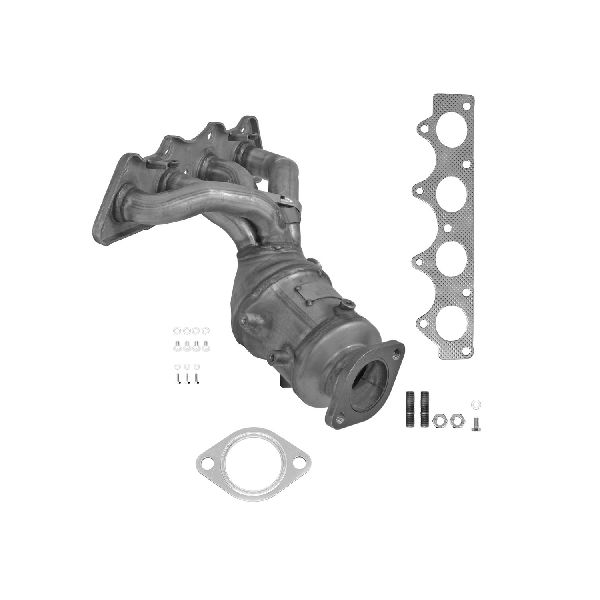 Catalytic Converter with Integrated Exhaust Manifo - Front (Eastern Catalytic 40972)